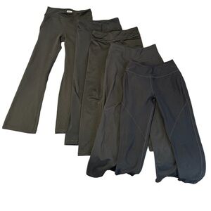 7/8 Black Leggings Bottoms